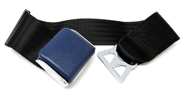 Garen Airplane Seat Belt Extender for Southwest Airlines / E4 Safety Certified with Carrying Case- Blue/Type B - Tanaka Power Sport
