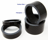 The Flying Wheels 4pc Bike Bicycle Full Carbon Headset Spacer 1-1/8" 20 15 10 5mm - Tanaka Power Sport