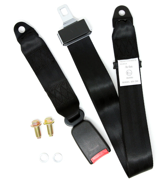 Universal 2-Point Buckle Auto Car Safety Seat Belt Replacement