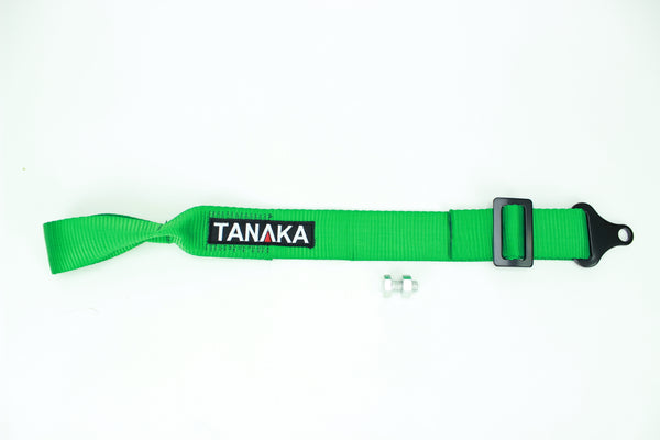High Strength Racing Tow Strap EXTRA long type (Green) - Tanaka Power Sport