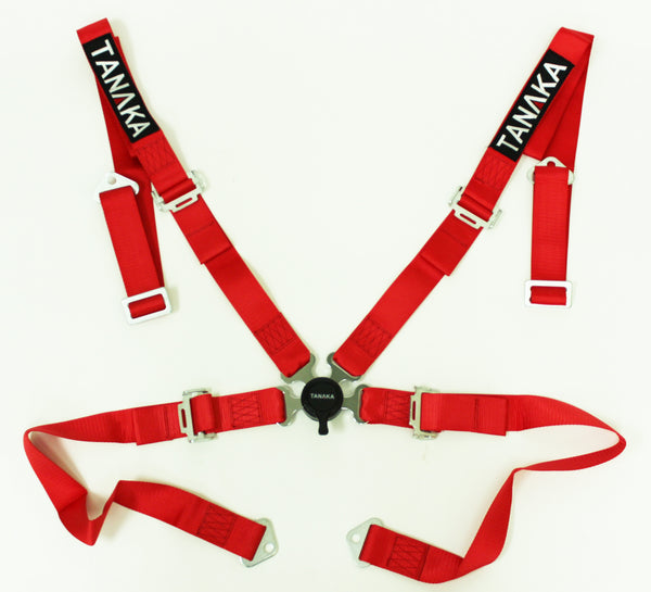 Tanaka 4-point Camlock Racing Harness Seat Belt – Tanaka Power Sport