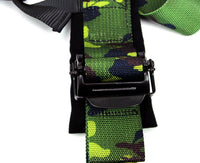 Phantom Series | Buckle 4-Point Safety Harness Set with Ultra Comfort Heavy Duty Shoulder Pads (Camouflage) - Tanaka Power Sport