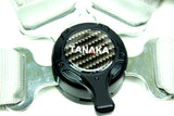 Racing Style 4-point Camlock Racing Harness (Gray) - Tanaka Power Sport