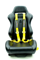 Racing Style 4-point Camlock Racing Harness (Yellow) - Tanaka Power Sport